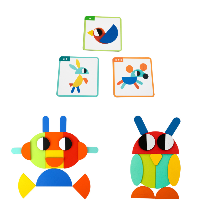 Tooky Toy Shape Puzzle - 55 Pc