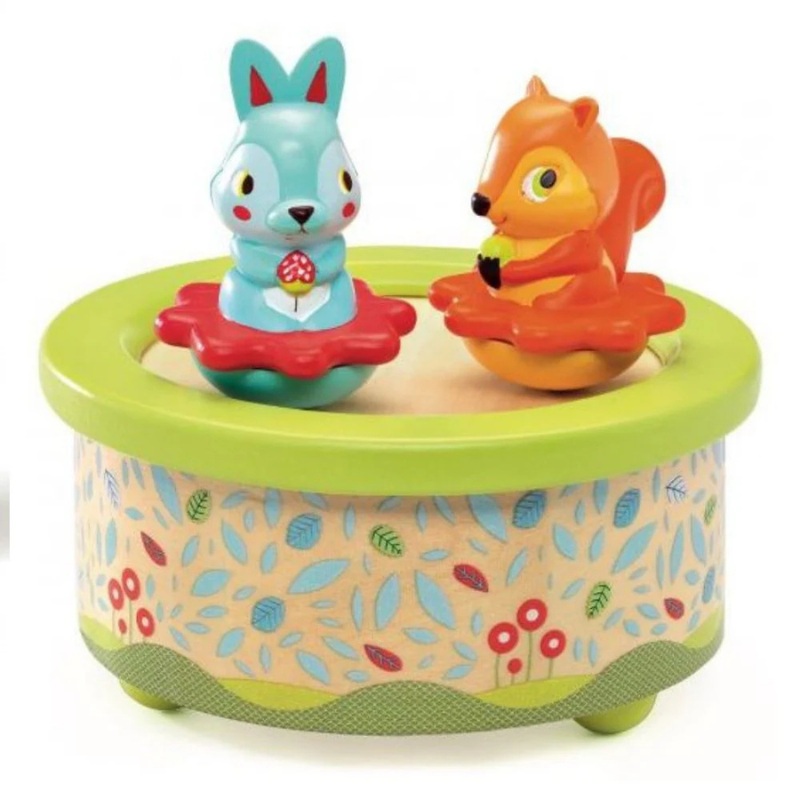 Djeco Round Magnetic Music Box - Various Designs