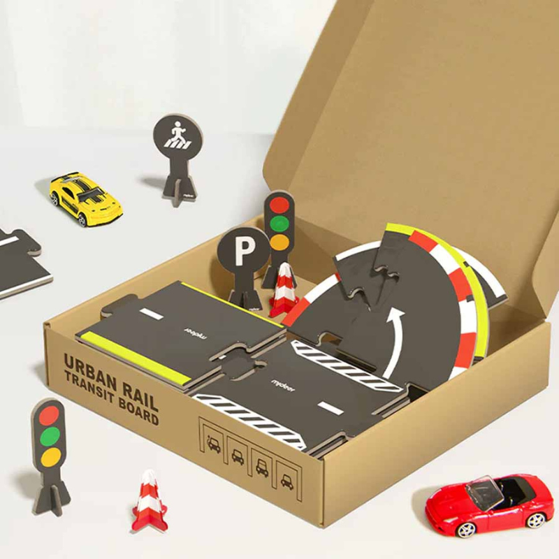 Mideer Urban Road Puzzle Play Set