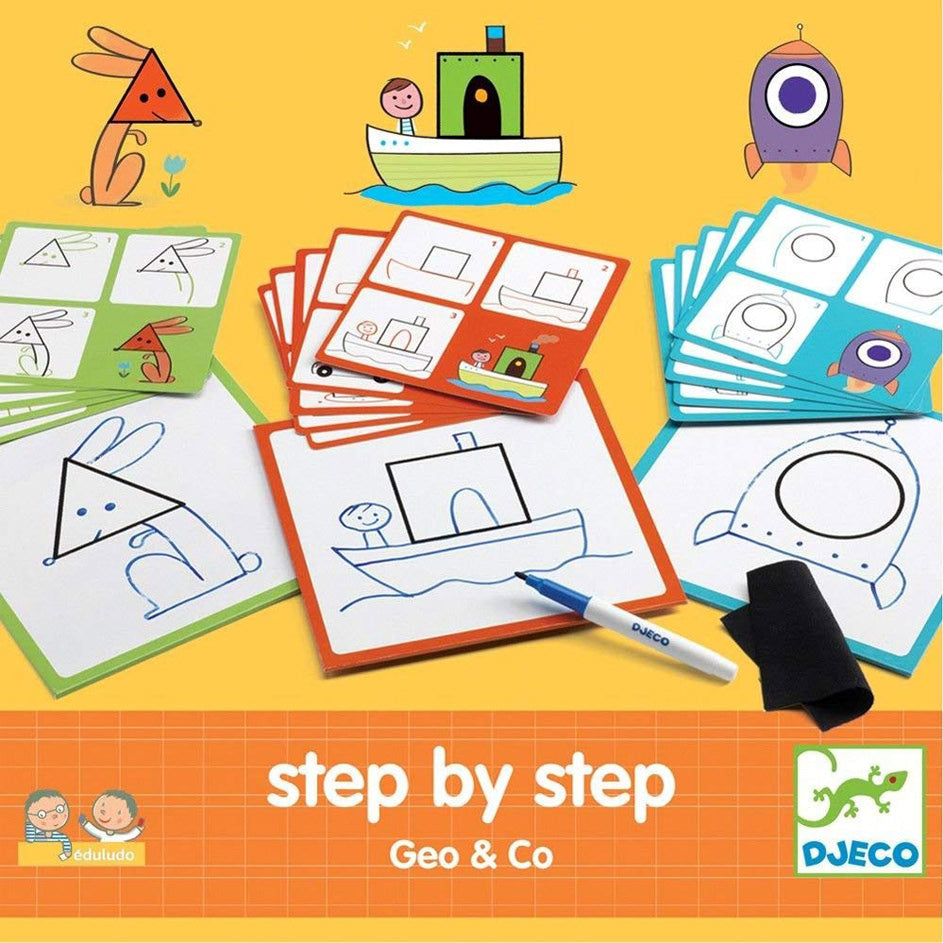 Djeco Eduludo Drawing step by step