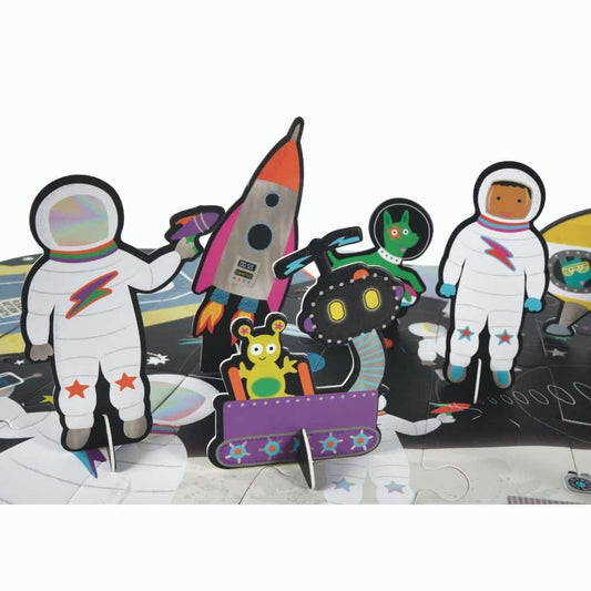 Floss and Rock Puzzles with Figures (60 pieces) - Various Designs