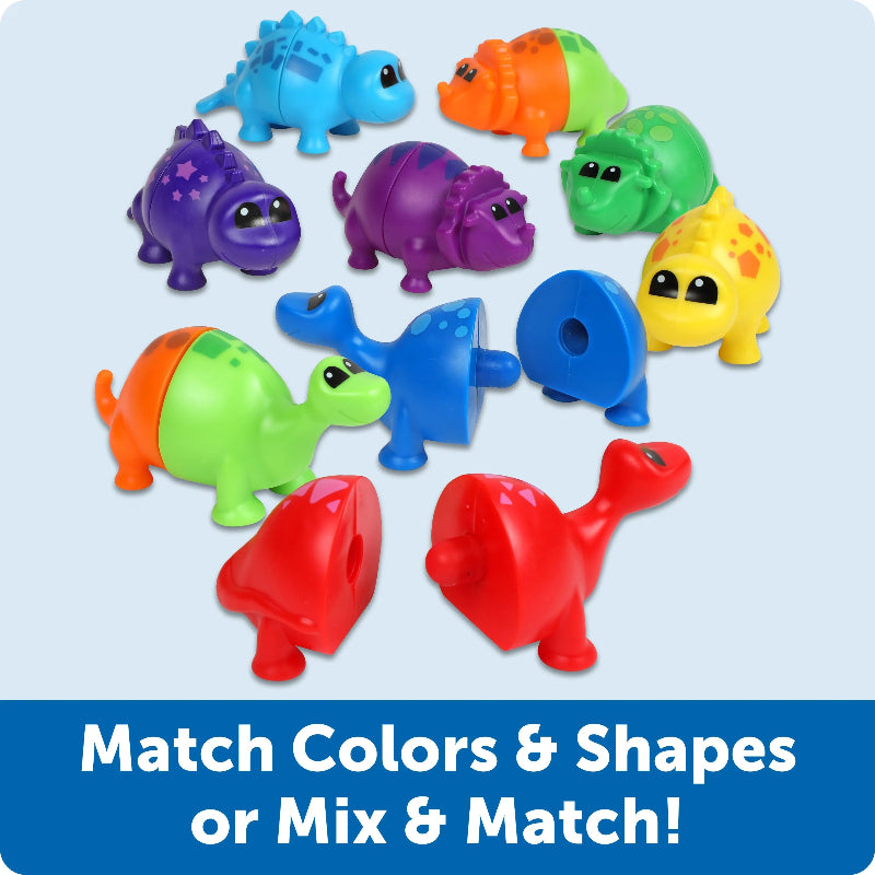 Learning Resources Snap-n-Learn Shape Matching Dinos