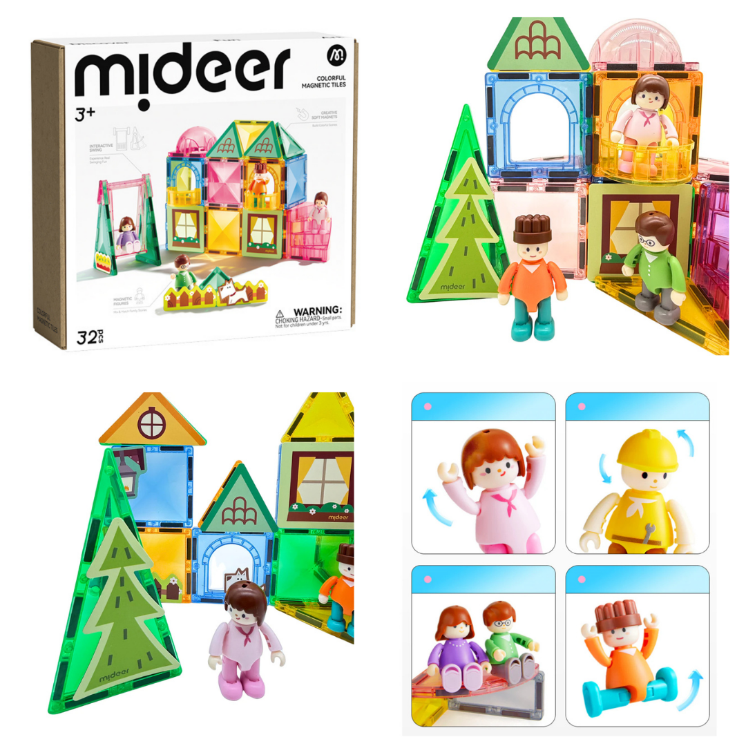 Mideer Magnetic Tiles - Various Designs