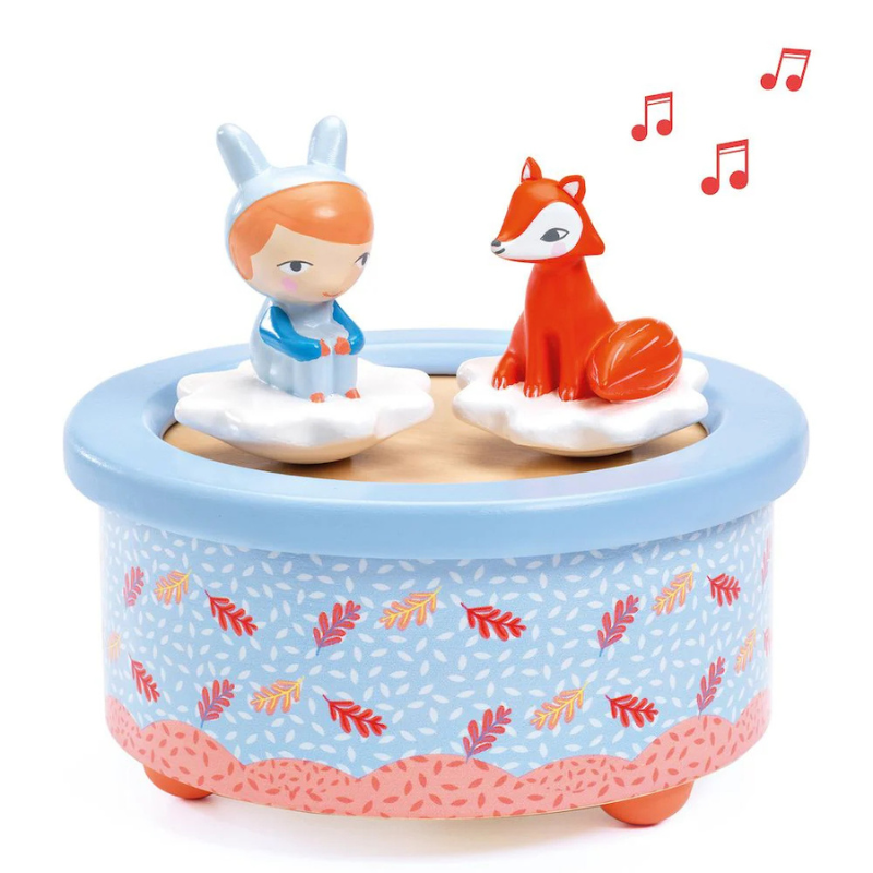Djeco Round Magnetic Music Box - Various Designs