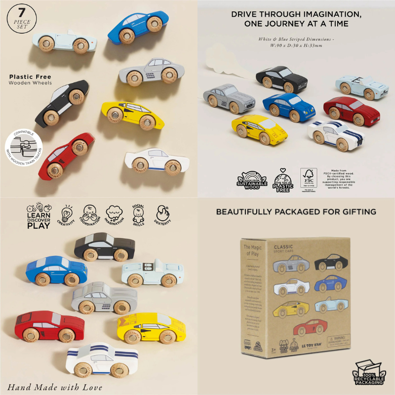 Le Toy Van Toy Cars - Various Designs