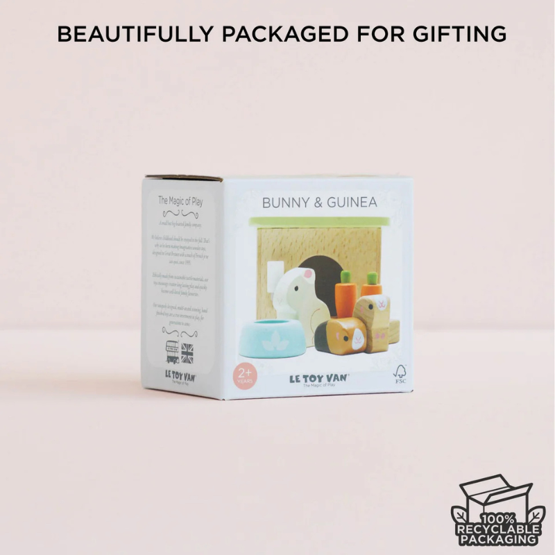 Le Toy Van Bunny & Guinea Pet Animal Set