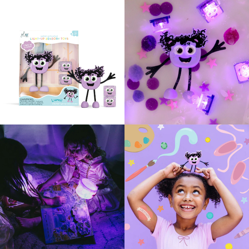 Glo Pals Water Activated Light Up Sensory Characters 3 Piece
