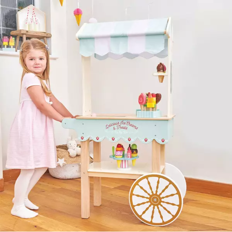Le Toy Van Ice Cream Trolley Market Stall