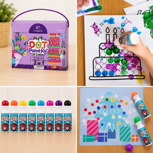 Tooky Land Dot Art Set - 8 piece