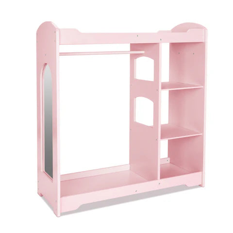 TookyToy Kids Wardrobe & Dress Up Station With Mirror