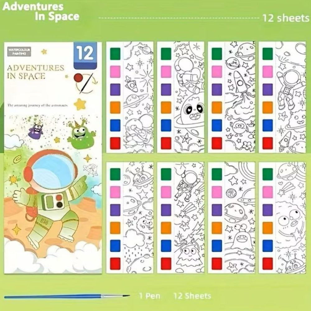Watercolour Painting Books - Various Designs