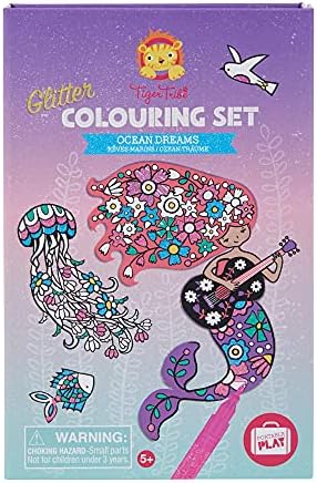 Tiger Tribe Glitter Colouring Set Ocean Dreams