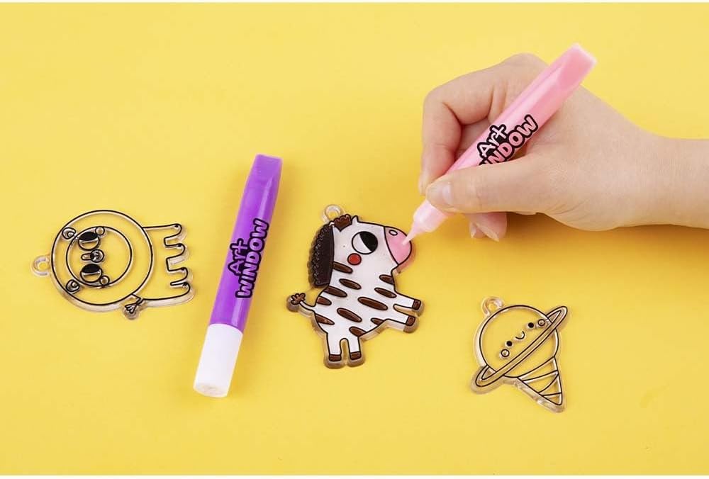 Tookyland Animal World Window Art Kit