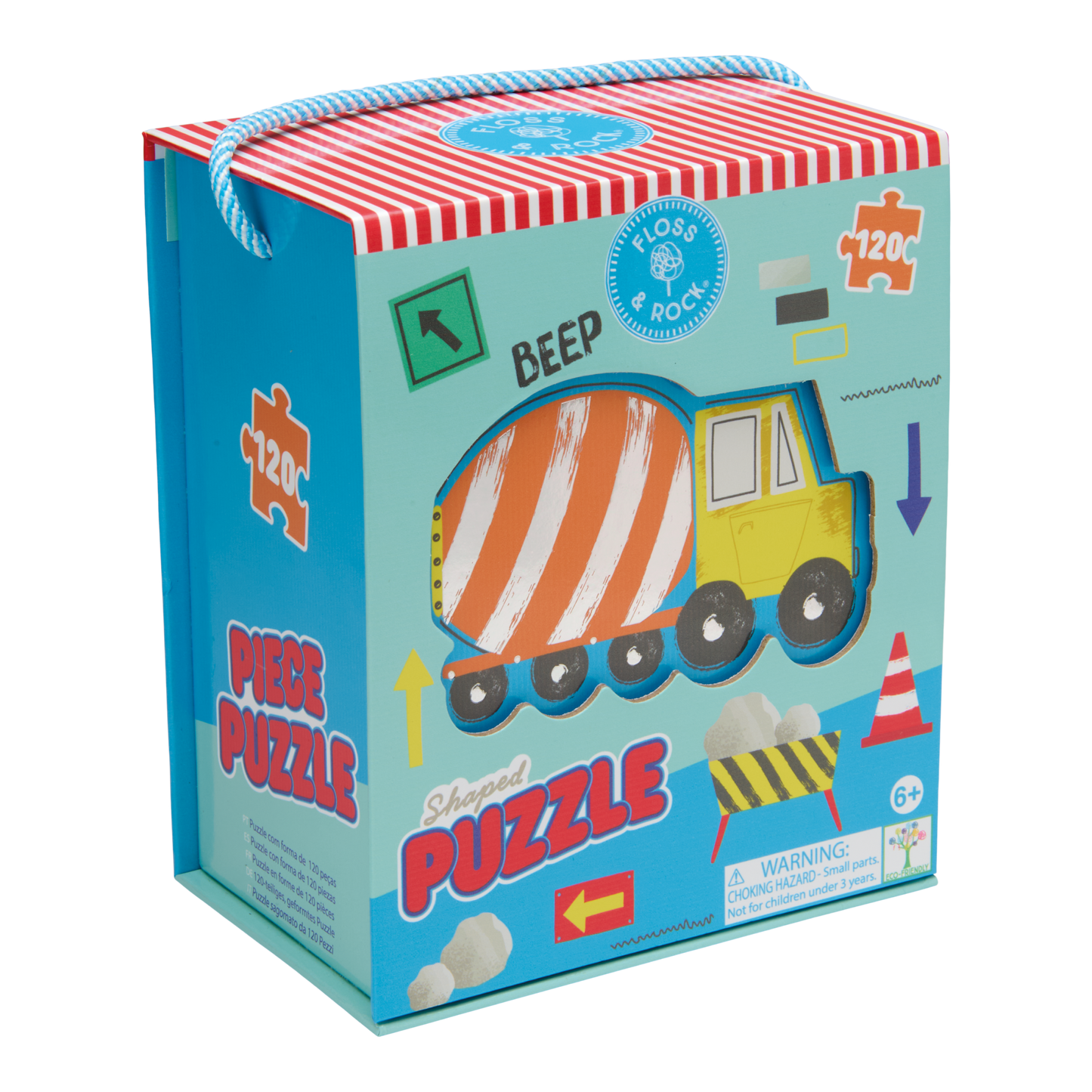 Floss & Rock Shaped Puzzles (120 Piece) - Various Designs