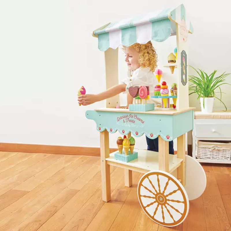 Le Toy Van Ice Cream Trolley Market Stall