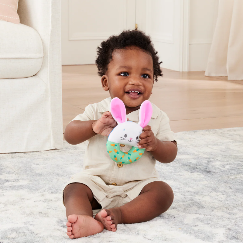 Melissa & Doug Ms Rachel Hop Little Bunnies Soft Rattle