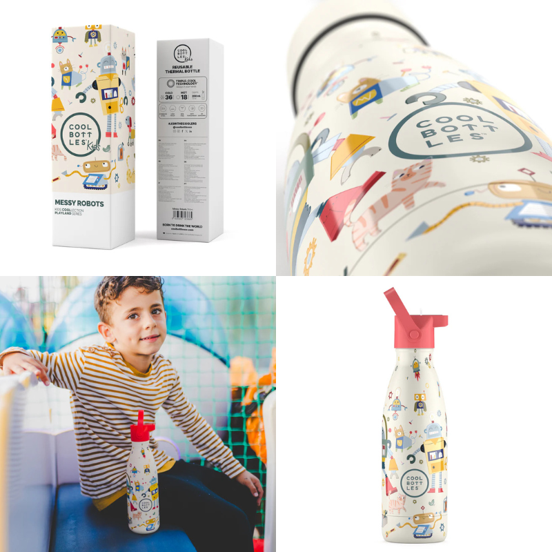 Cool Bottles Kids Triple-Insulated Water Bottle 350ml