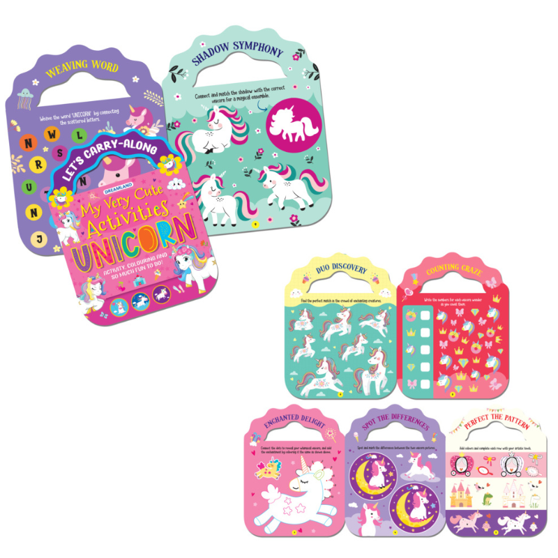 Dreamland Carry Along Activity Book - Various Designs