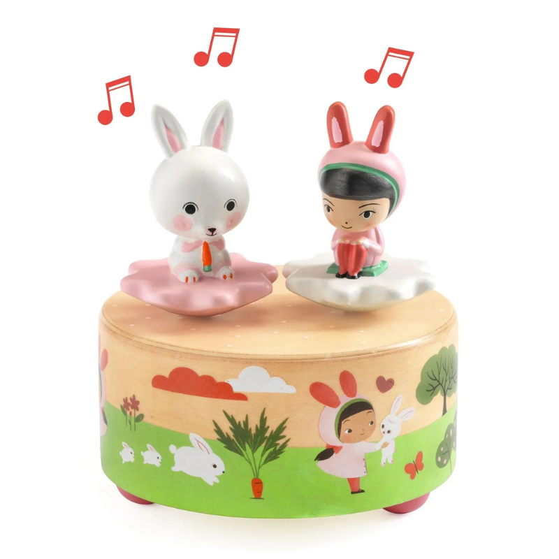 Djeco Round Magnetic Music Box - Various Designs