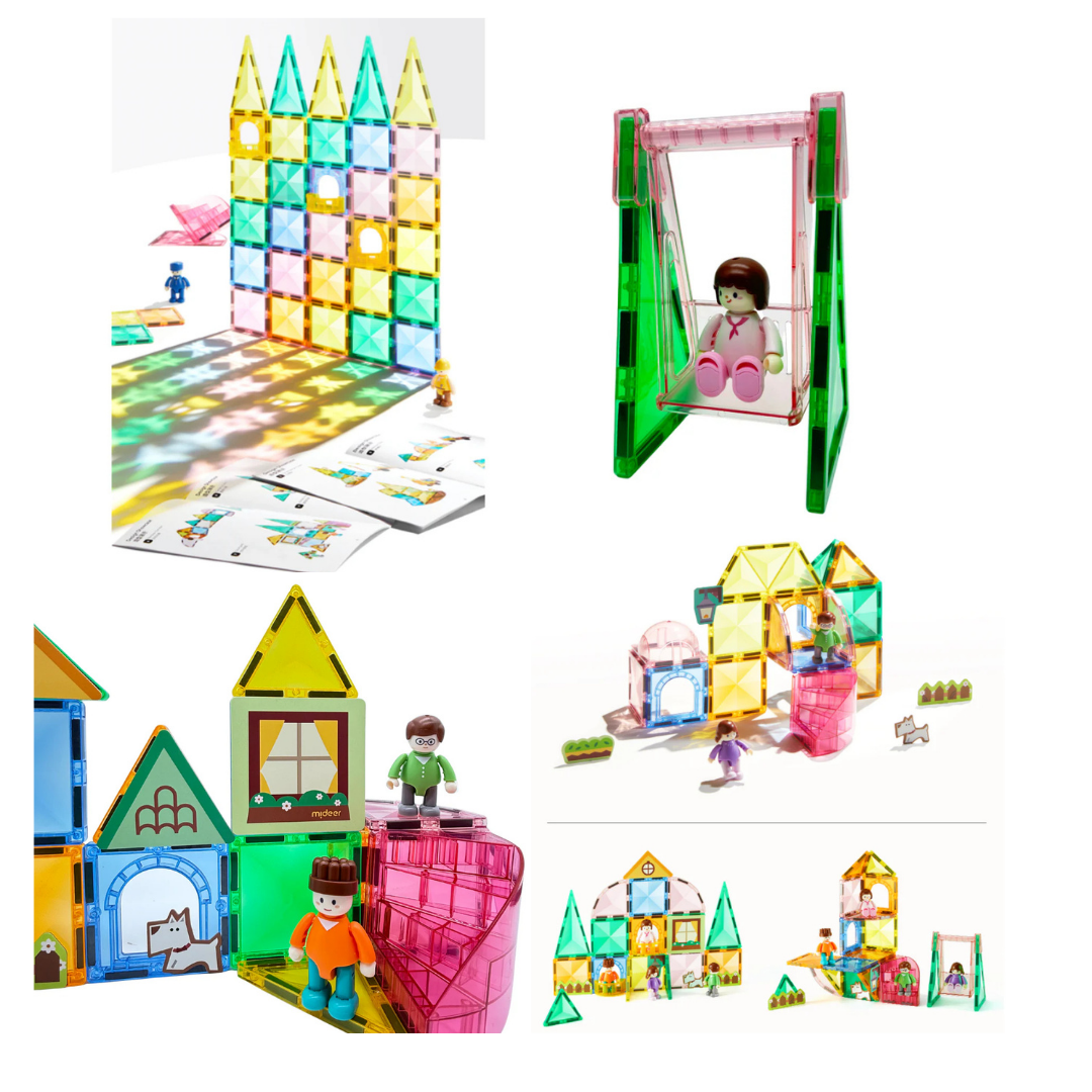 Mideer Magnetic Tiles - Various Designs