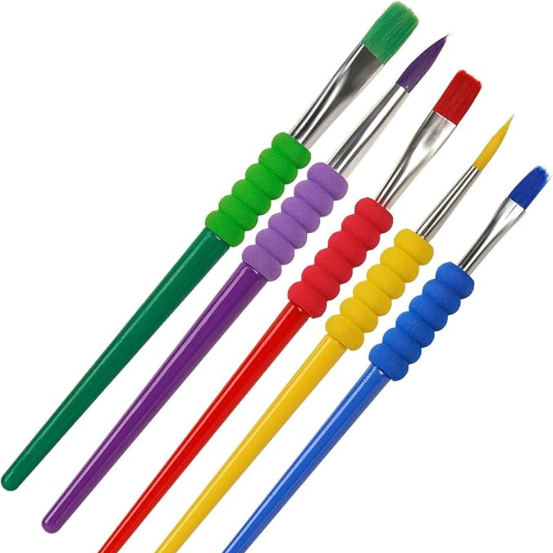 Rainbow Grip Paintbrush Set