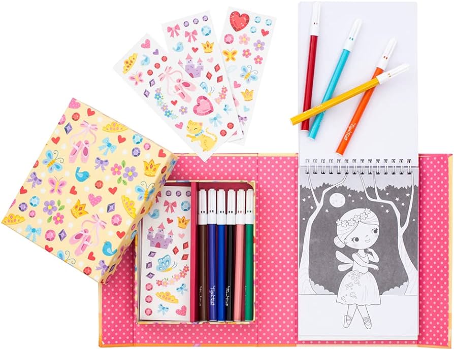 Tiger Tribe Colouring Sets