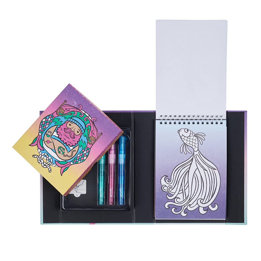 Tiger Tribe Glitter Colouring Set Ocean Dreams