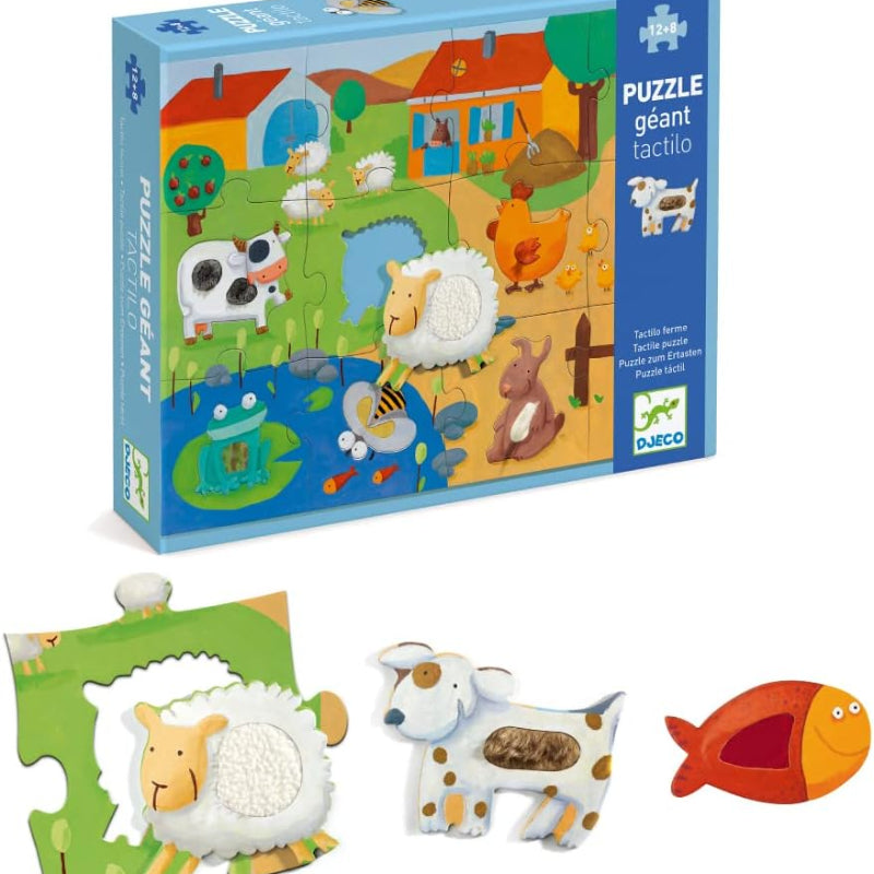 Djeco Tactile Farm Puzzle