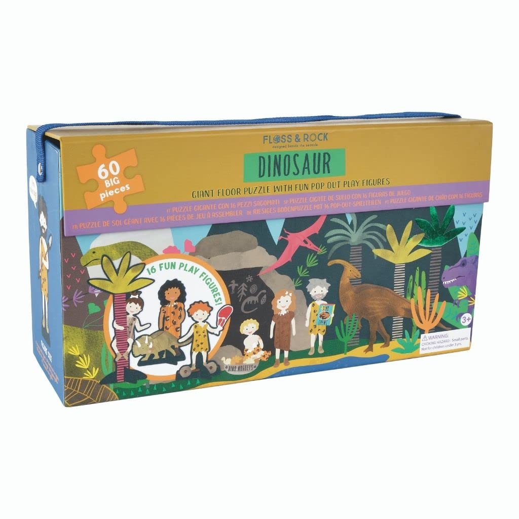 Floss and Rock Puzzles with Figures (60 pieces) - Various Designs