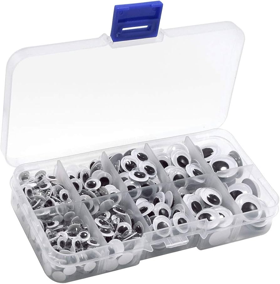 Googly Eyes Craft Container - 800 pieces