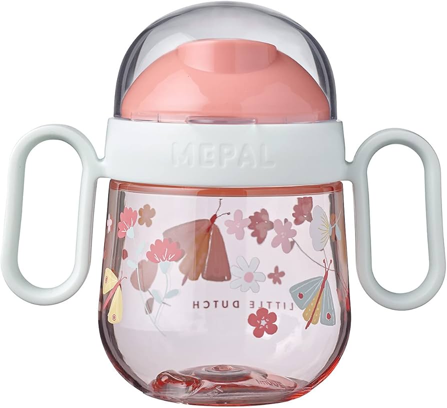 Little Dutch Mio Non-Spill Sippy Cup - Flowers and Butterflies