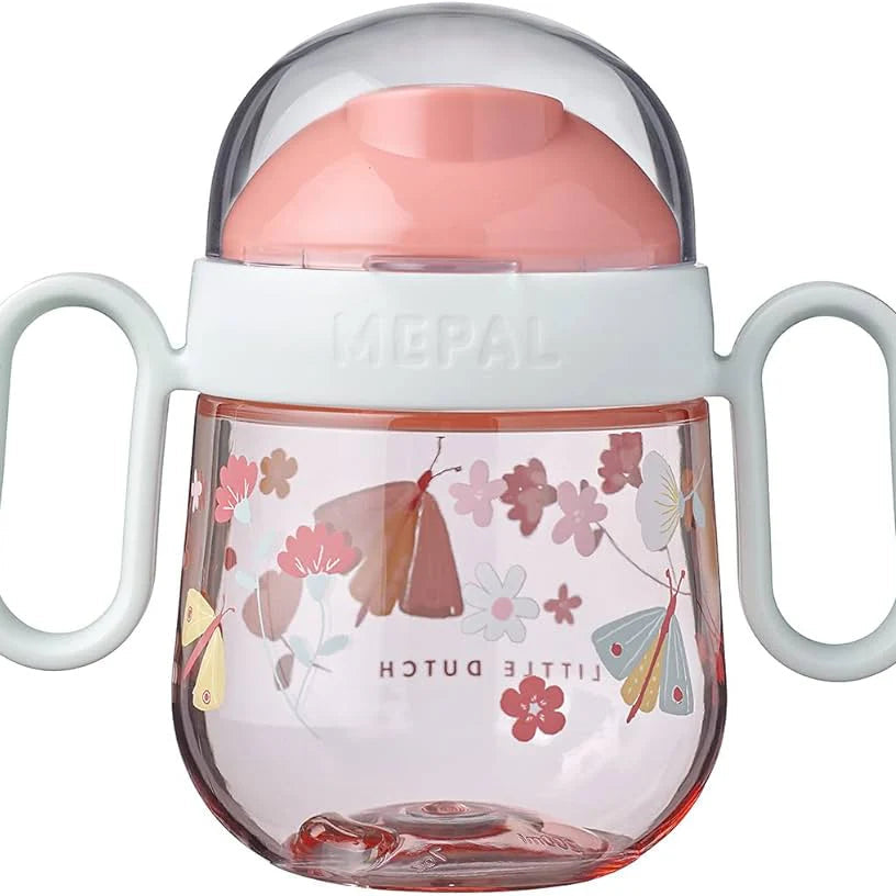 Little Dutch Mio Non-Spill Sippy Cup - Flowers and Butterflies