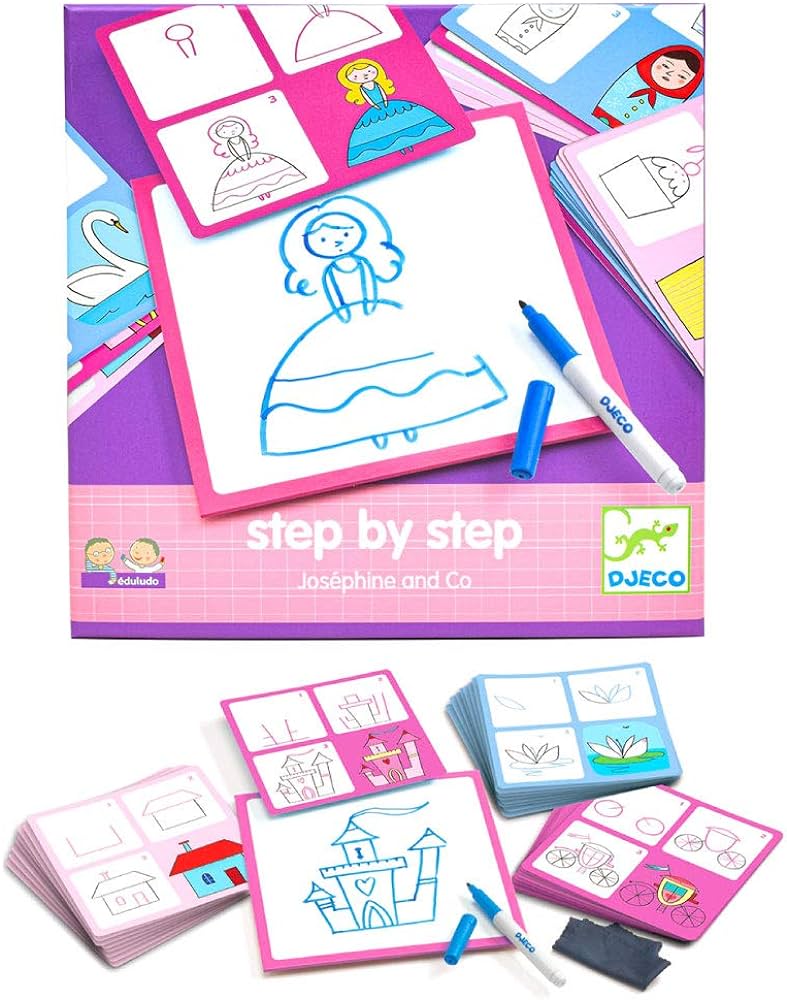 Djeco Eduludo Drawing step by step