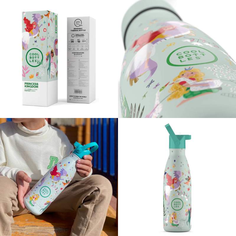 Cool Bottles Kids Triple-Insulated Water Bottle 350ml