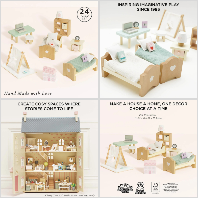 Le Toy Van Dolls House Furniture - Various Designs