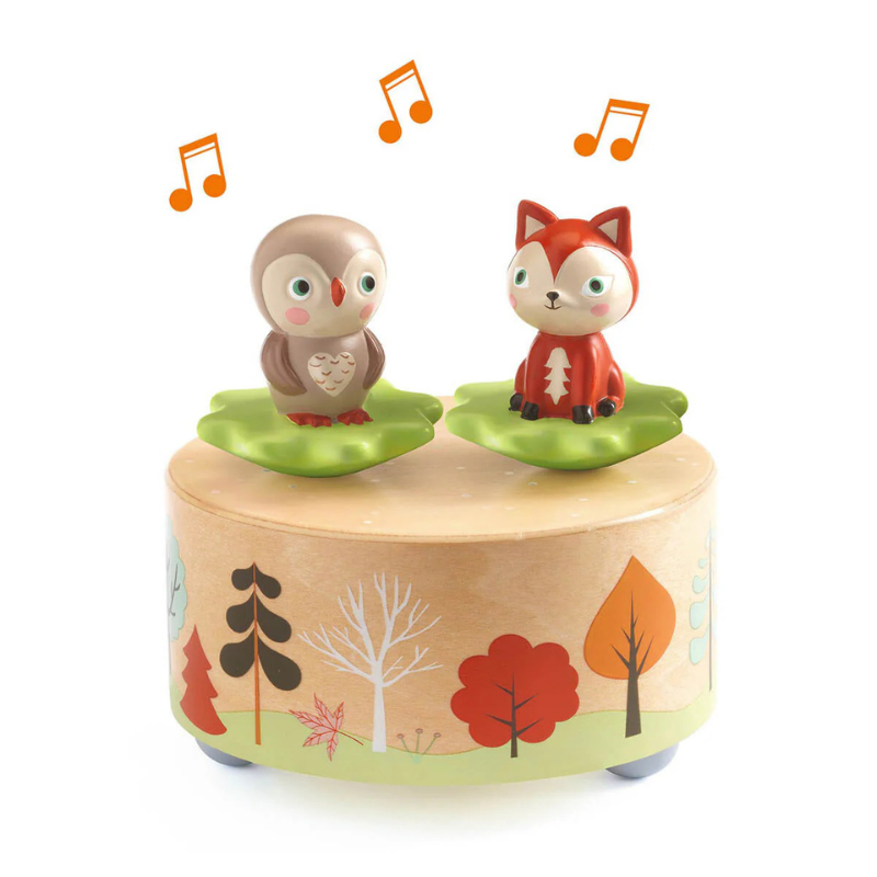 Djeco Round Magnetic Music Box - Various Designs