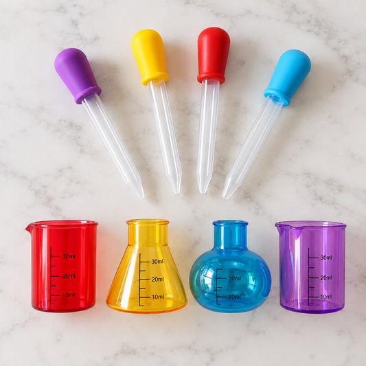 Measuring Beakers & Dropper Set