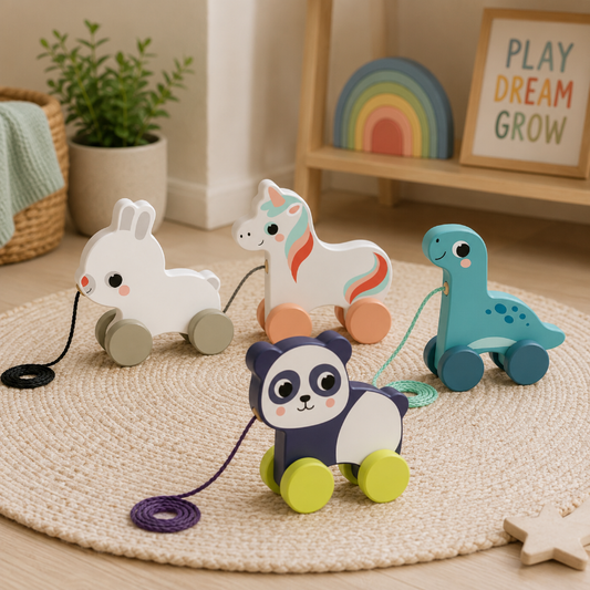 hi Pando Pull Along Animals - Various Designs