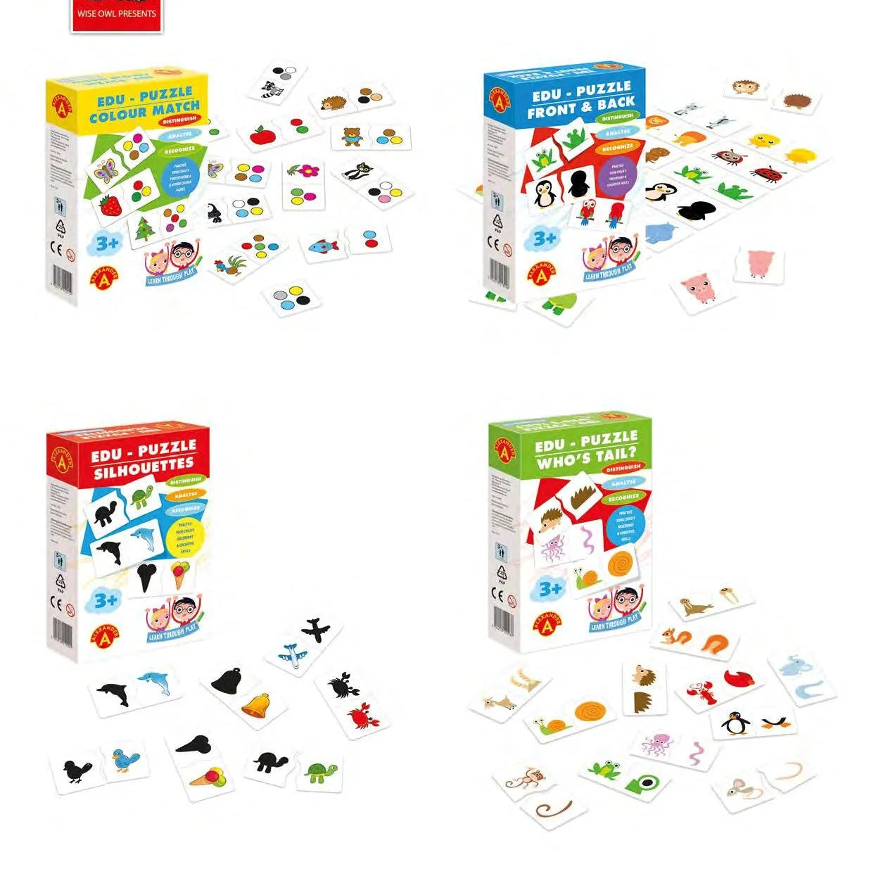 Edu-Puzzle Silhouettes