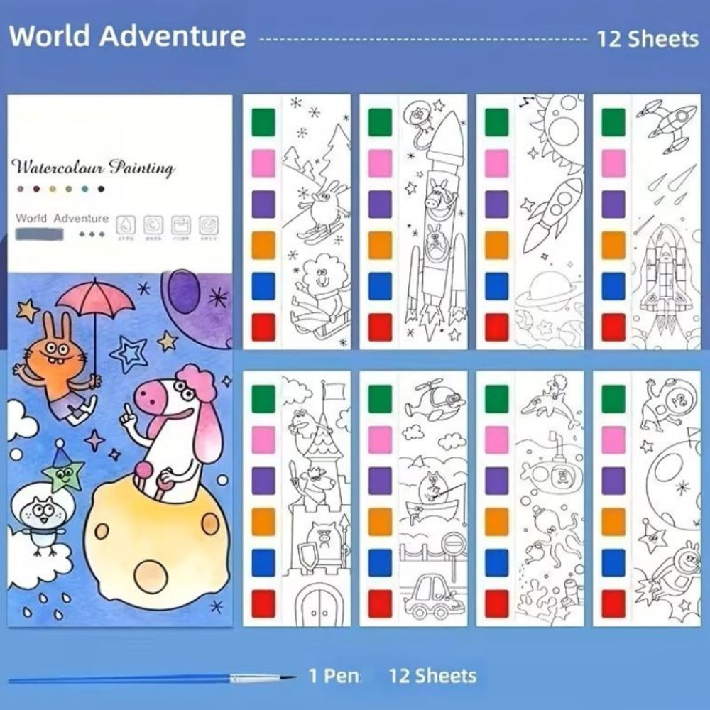 Watercolour Painting Books - Various Designs