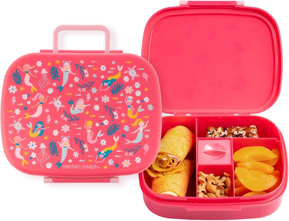 Stephen Joseph Bento Lunch Box With Removable Tray - Various Designs