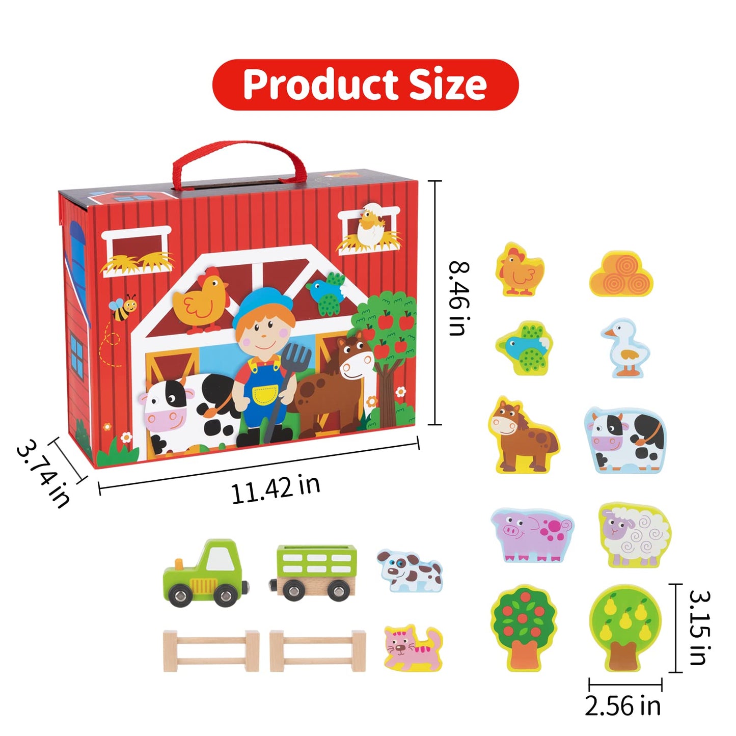 Tooky Toy Farm Play Box