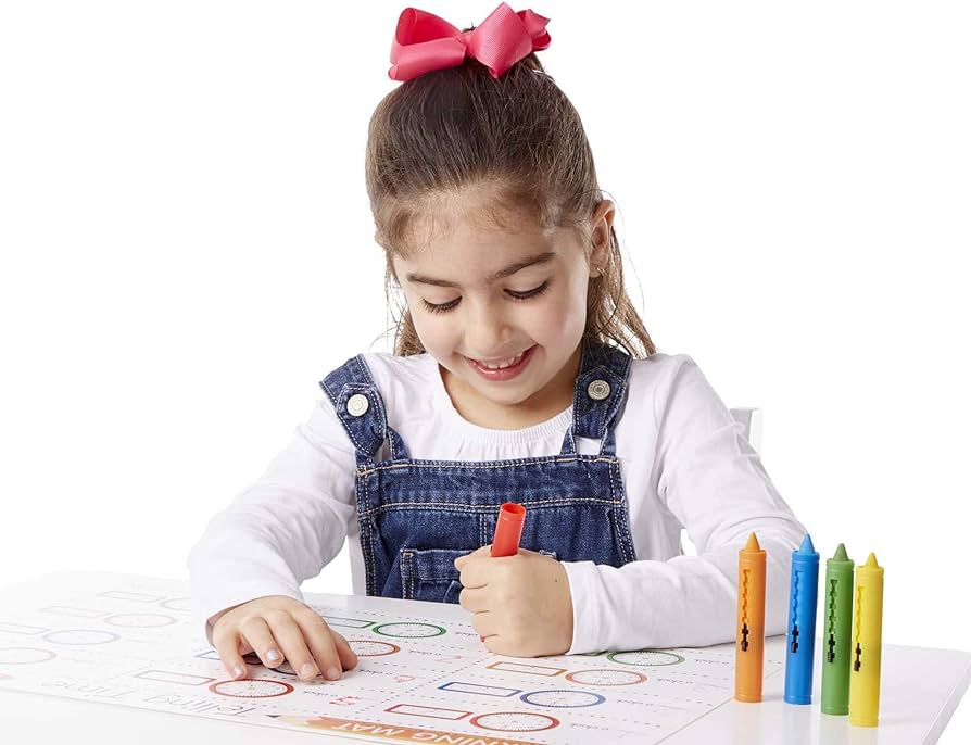 Melissa and Doug Learning Mat Crayons