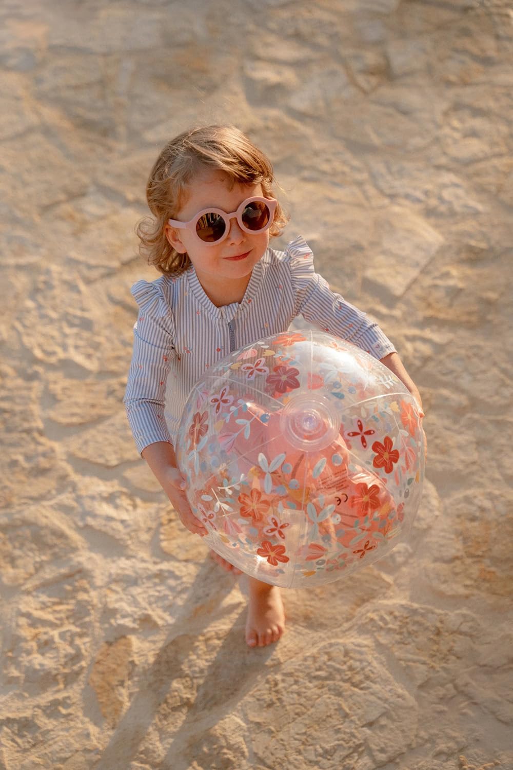 Little Dutch Sunny Flowers 3D Beach Ball