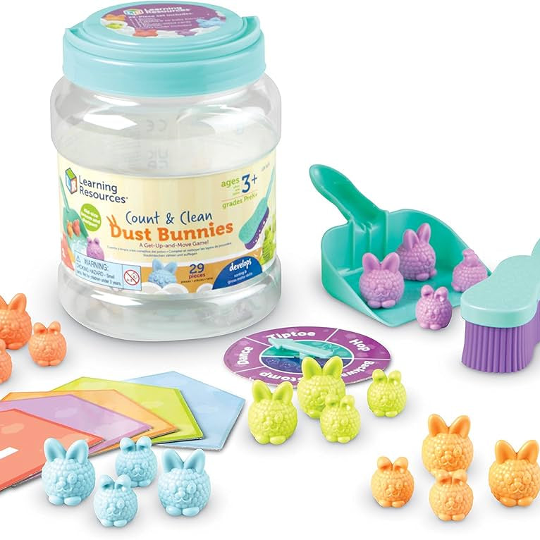 Learning Resources Count and Clean Bunnies