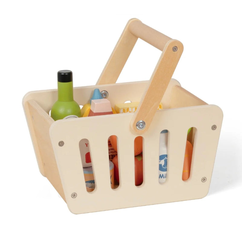 Tooky Toy Grocery Basket Set