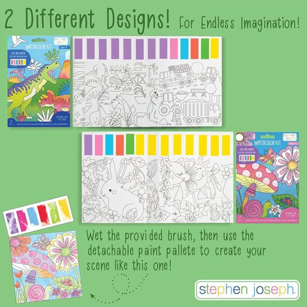 Stephen Joseph Watercolour Art Kit - Various Designs