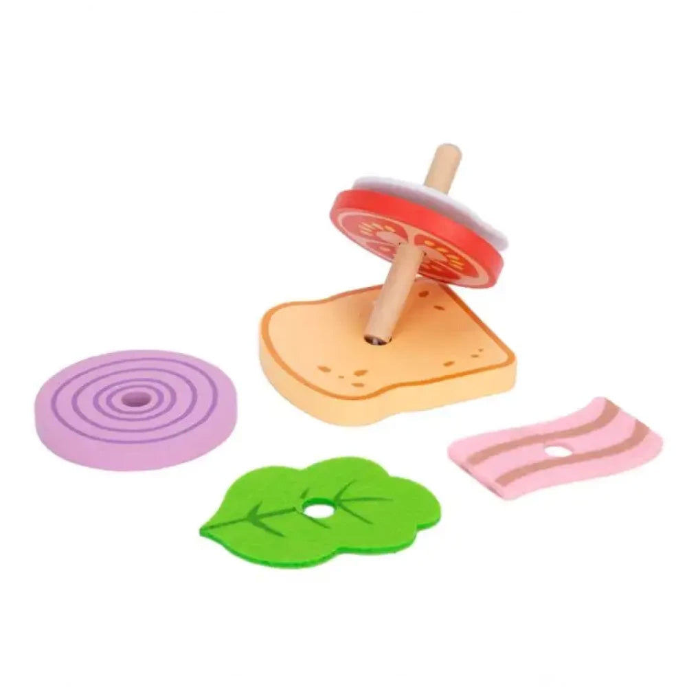 Tooky Toy Making Sandwich - Stacking & Sequencing Activity Toy