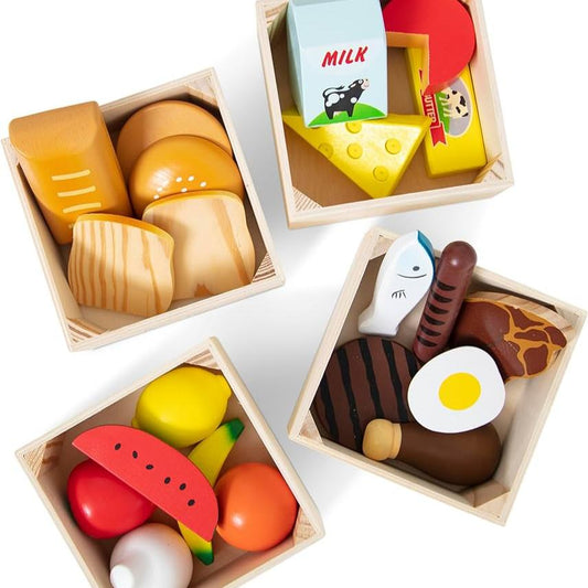 Melissa and Doug Wooden Food Groups Play Set