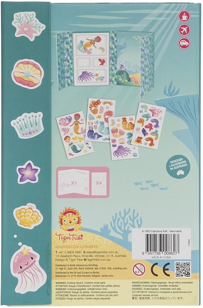 Tiger Tribe Fabulous Felt Set - Mermaids